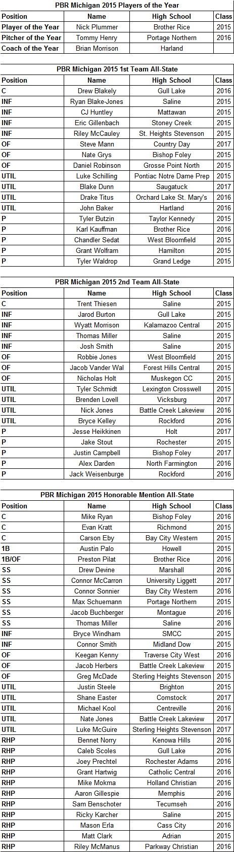Michigan 2015 All-State 2015